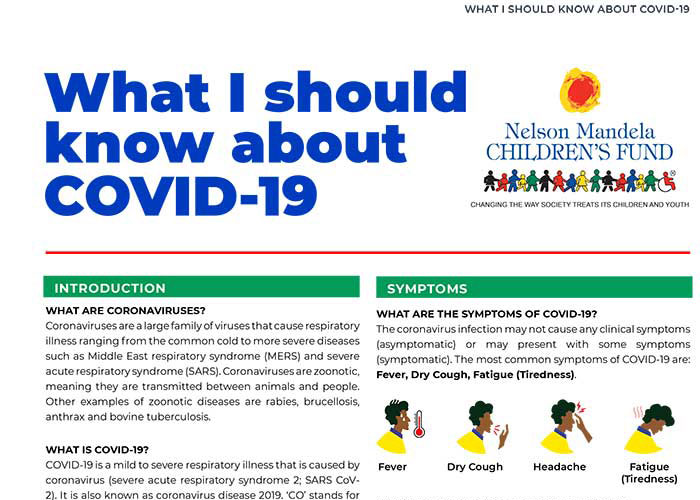 COVID-19 English Handbill for Adults