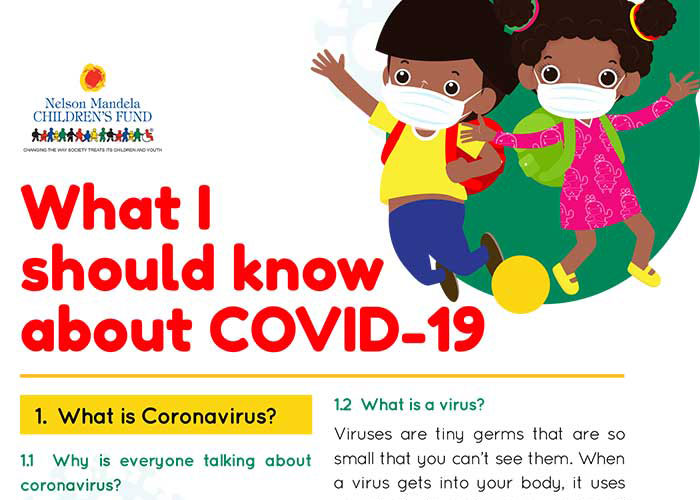 COVID-19 English Handbill for Children